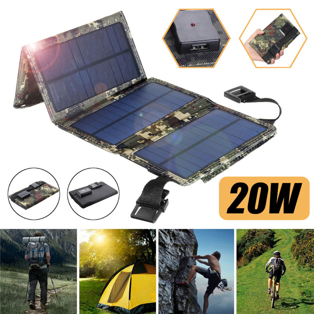 Solarpanel für Outdoor-Aktivitäten