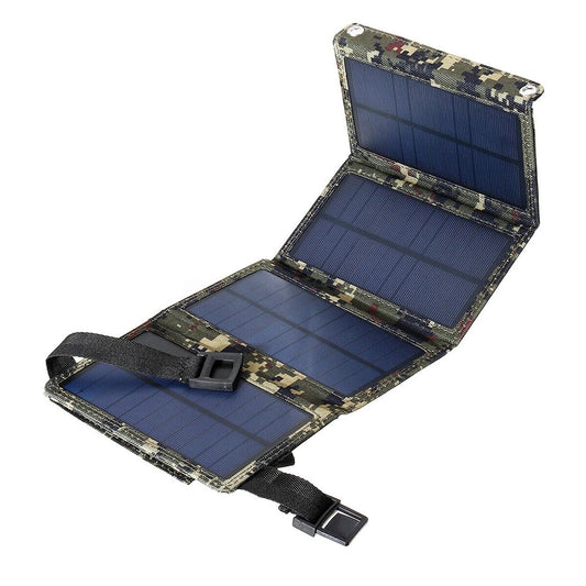 Solarpanel entfaltet